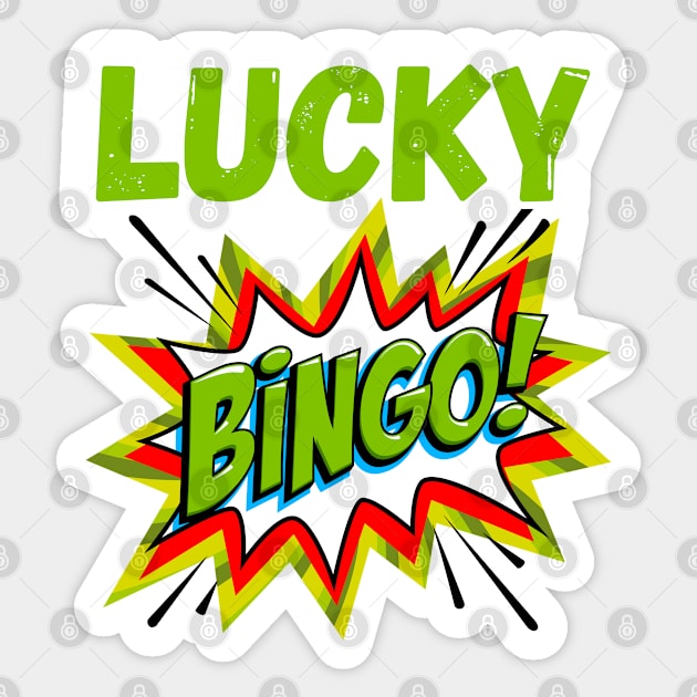 Lucky bingo Sticker by smkworld